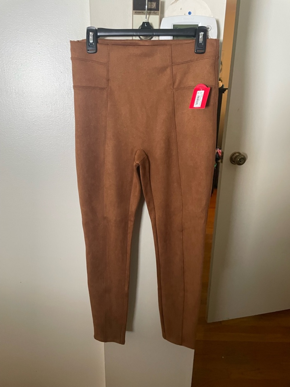 NWT Spanx Faux-Suede Leggings